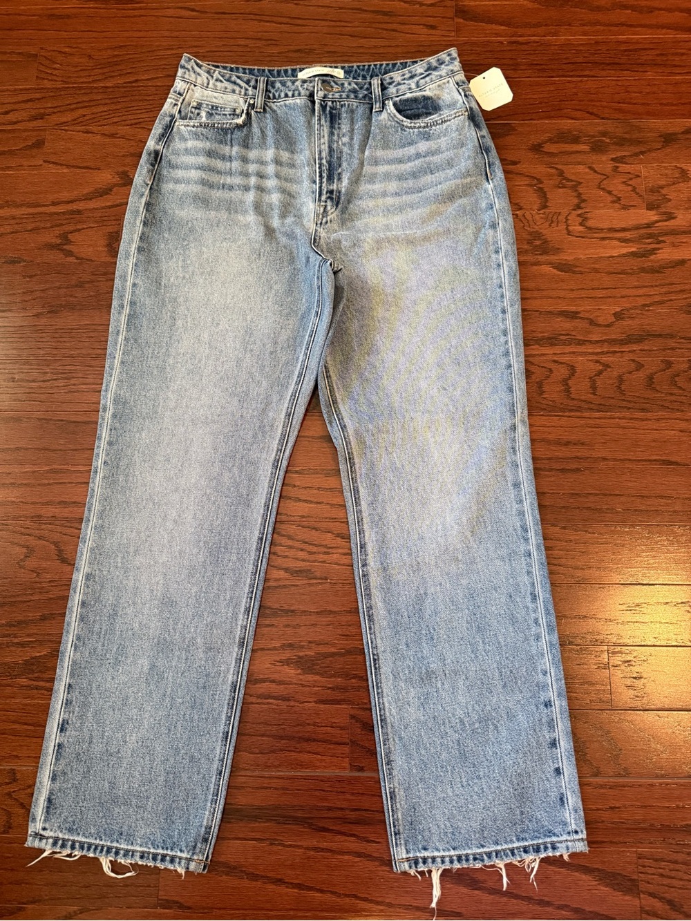 Altar’d State Light Blue Straight Leg Jeans High Rise Size 32 NWT